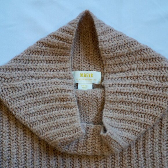 Anthropologie Maeve Athena Sweater Size S - Tan - Picture 13 of 16